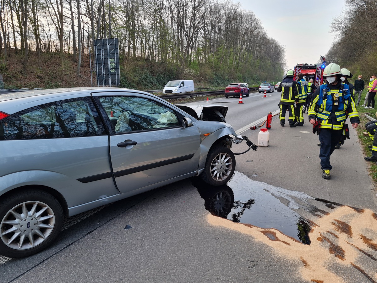 FW-BO: Auffahrunfall auf der BAB 43 Fahrtrichtung Münster