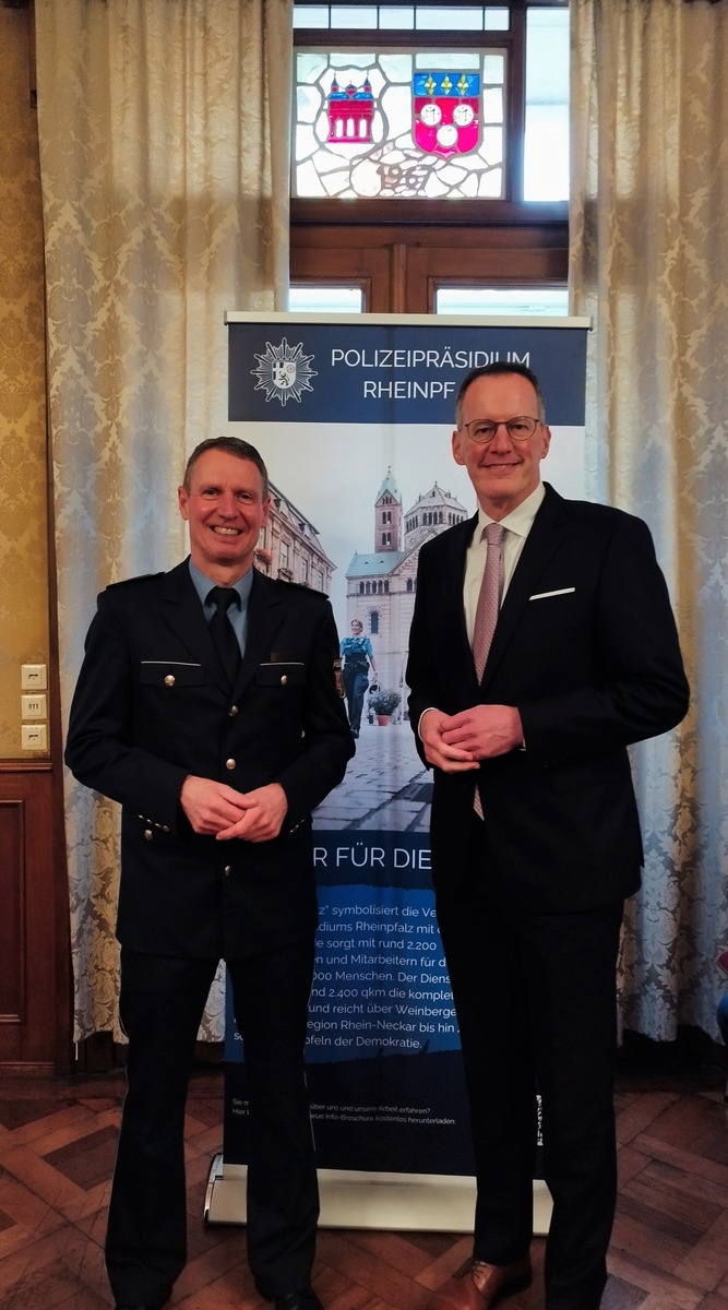 POL-PPRP: Andreas Sarter als neuer Behördenleiter des Polizeipräsidiums Rheinpfalz ins Amt eingeführt