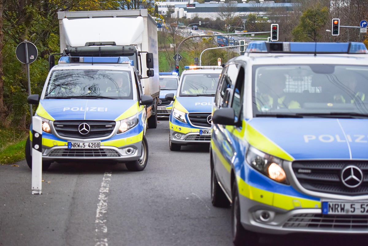 POL-MK: Erneute Großkontrolle an den offiziellen und inoffiziellen Umleitungsstrecken der A 45