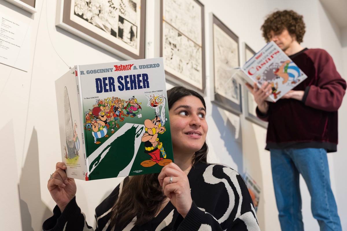 UDERZO - Von Asterix bis Zaubertrank / Ausstellung im Museum für Kommunikation Berlin vom 6. Februar bis 15. Juni 2025