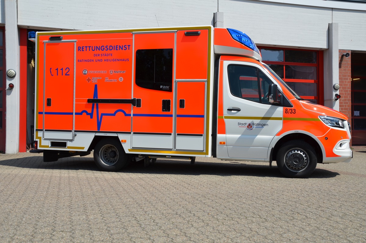 FW Ratingen: Rettungsdienst der Städte Ratingen und Heiligenhaus