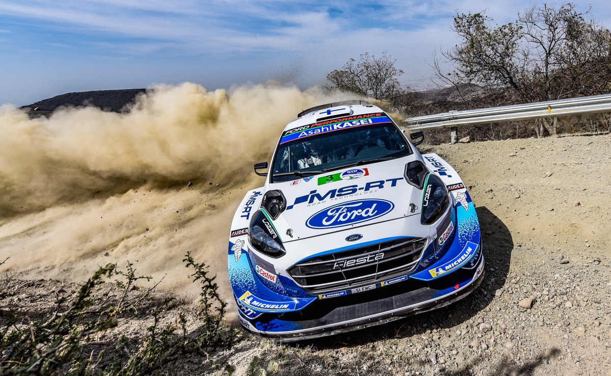 Podiumsergebnis für Teemu Suninen und den Ford Fiesta WRC bei der WM-Rallye Mexiko (FOTO)