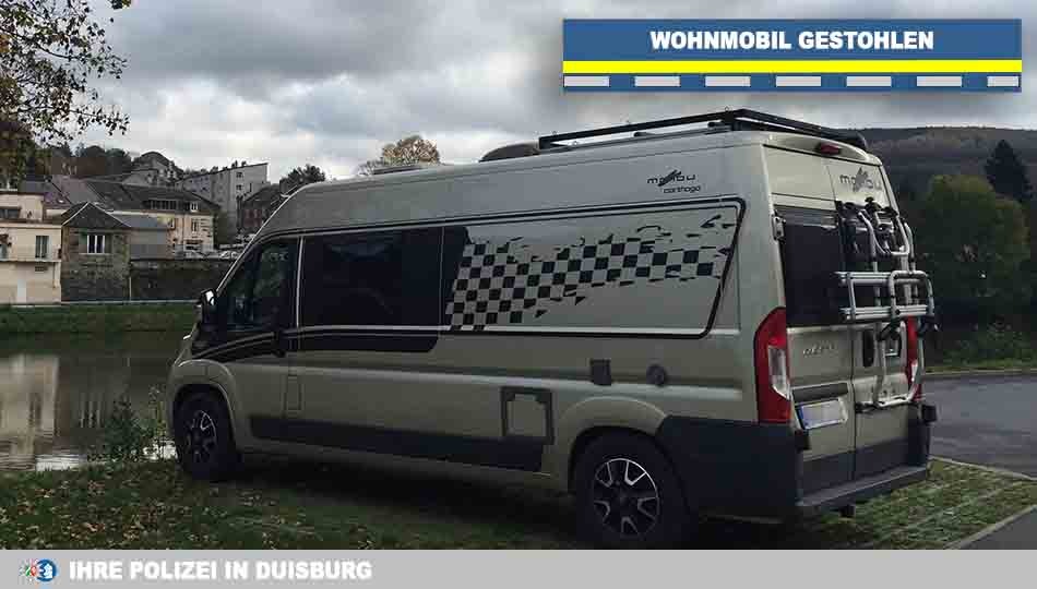 POL-DU: Buchholz: Unbekannte stehlen Wohnmobil