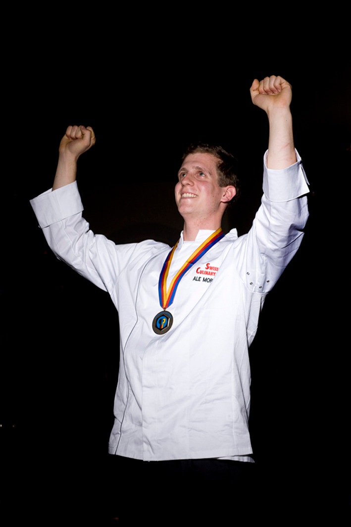 Ale Mordasini, Sous-Chef im Meridiano-Kursaal Bern, gewinnt den Swiss Culinary Cup 2011