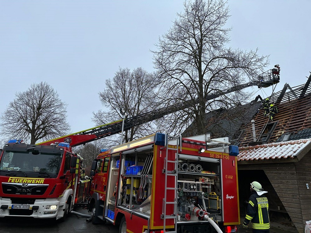 FW-SE: Großfeuer in Wulfsfelde