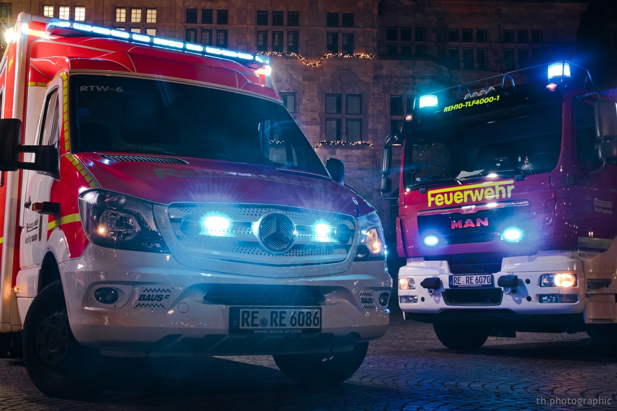 FW-RE: Feuerwehr bereitet sich auf Jahreswechsel vor - Vorhalteerhöhung für die Silvesternacht 2021/2022