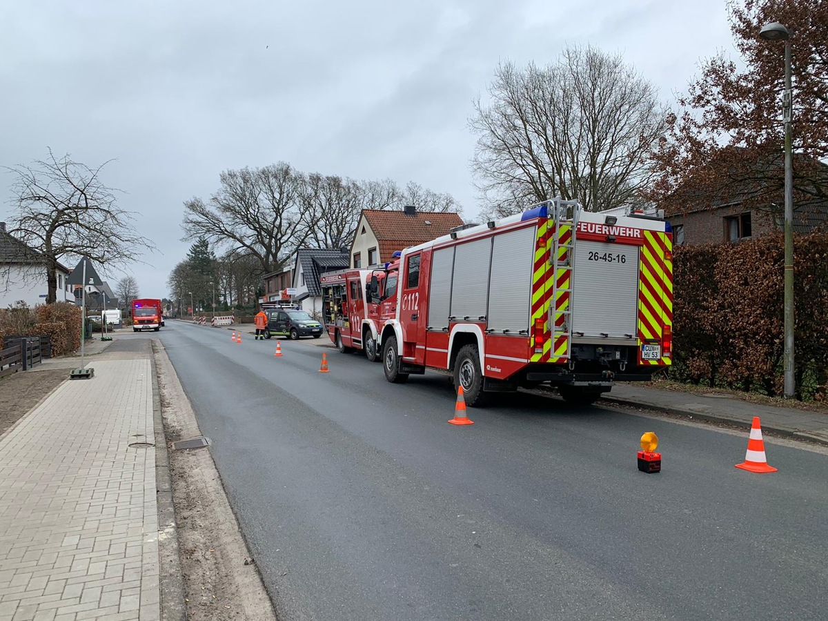 FFW Schiffdorf: Schornsteinbrand in Spaden endet Glimpflich