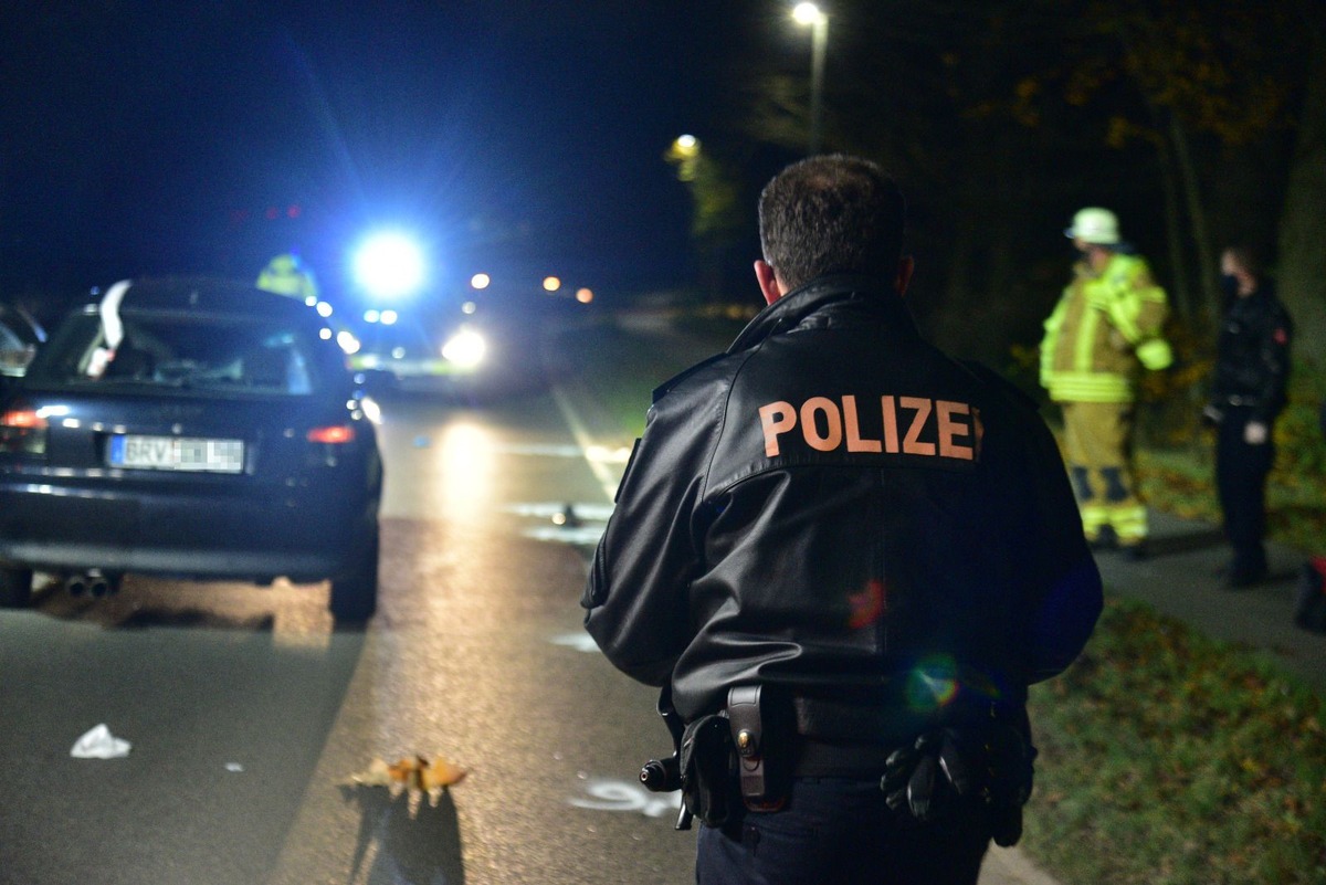 POL-STD: Fußgänger bei Unfall in Stade lebensgefährlich verletzt