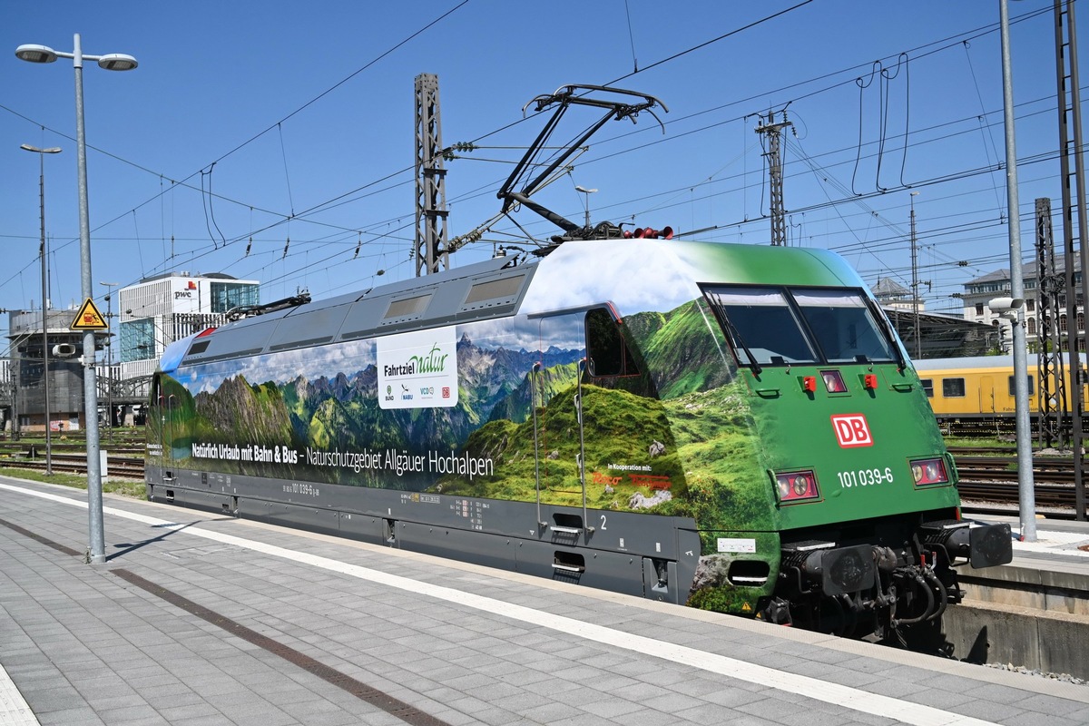 Fahrtziel Natur in die Allgäuer Hochalpen hat eine eigene Lok