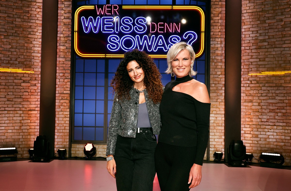 Brisantes Duell: Kamilla Senjo und Marwa Eldessouky bei &quot;Wer weiß denn sowas?&quot; / &quot;Wer weiß denn sowas?&quot; vom 2. bis 5. Januar 2024, um 18:00 Uhr, im Ersten