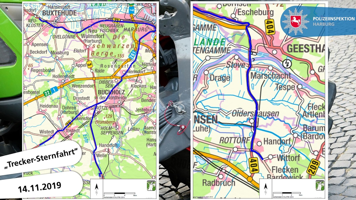 POL-WL: Verkehrsbehinderungen durch &quot;Trecker-Sternfahrt&quot;