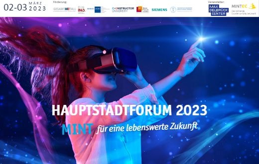 MINT-EC-Hauptstadtforum 2023 am 02. und 03. März, Berlin