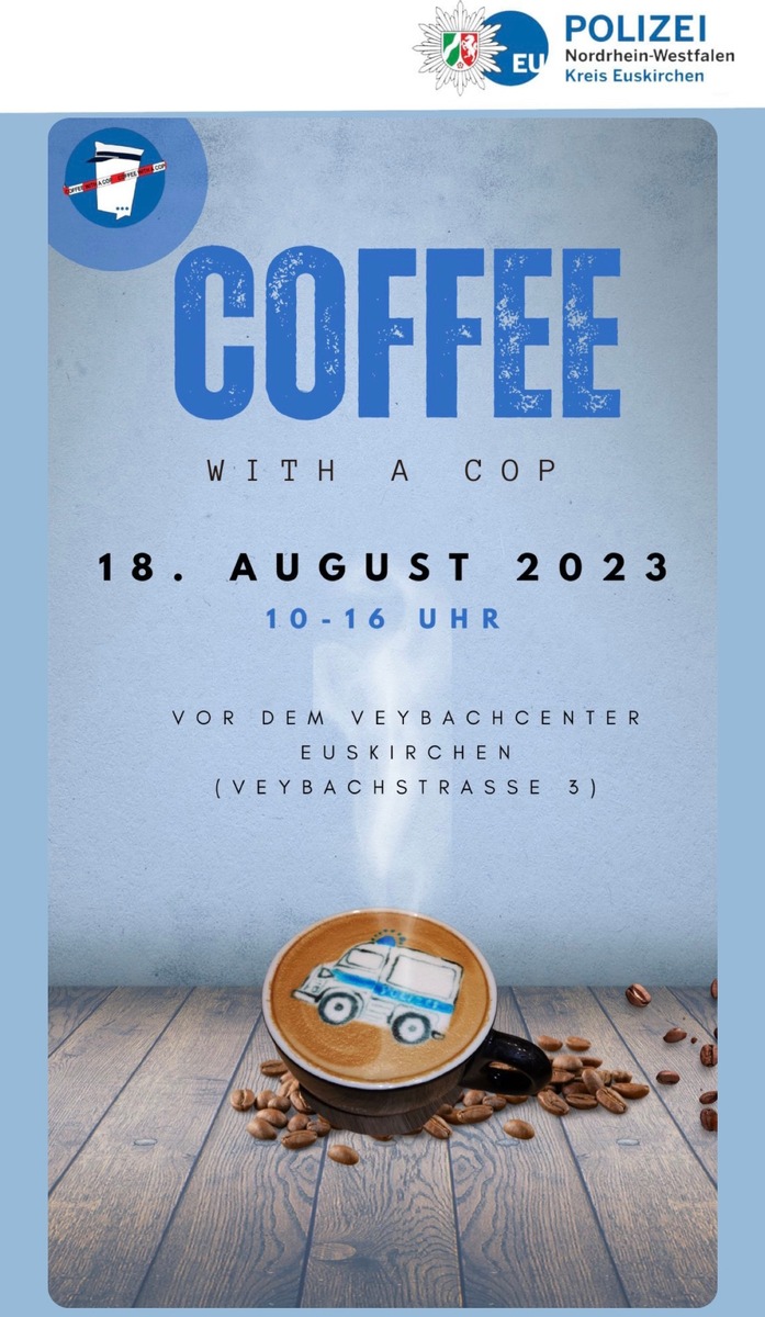 POL-EU: &quot;Coffee with a cop&quot; - Die Polizei lädt ein