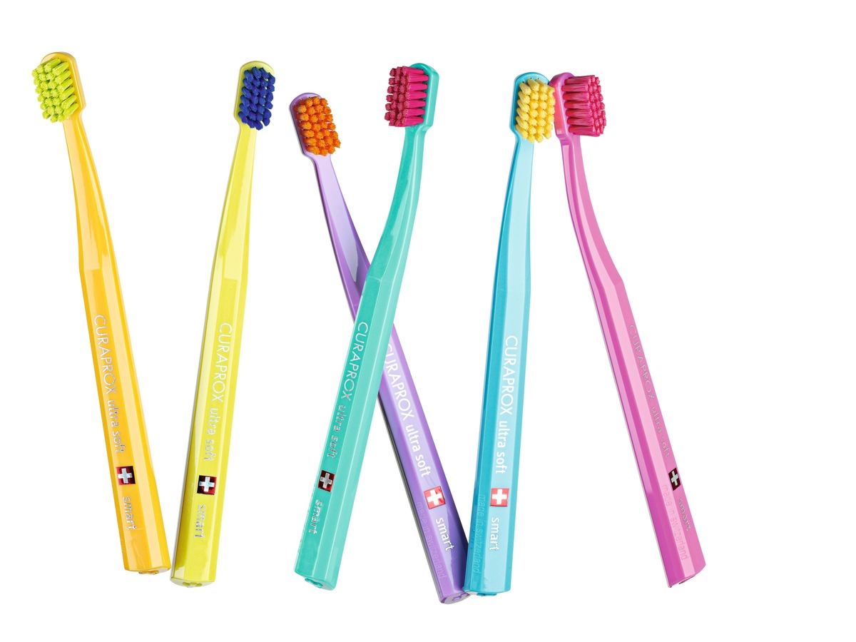 Avec plus de 7&#039;000 soies, Curaprox lance une brosse à dents pour les enfants particulièrement douce (IMAGE)