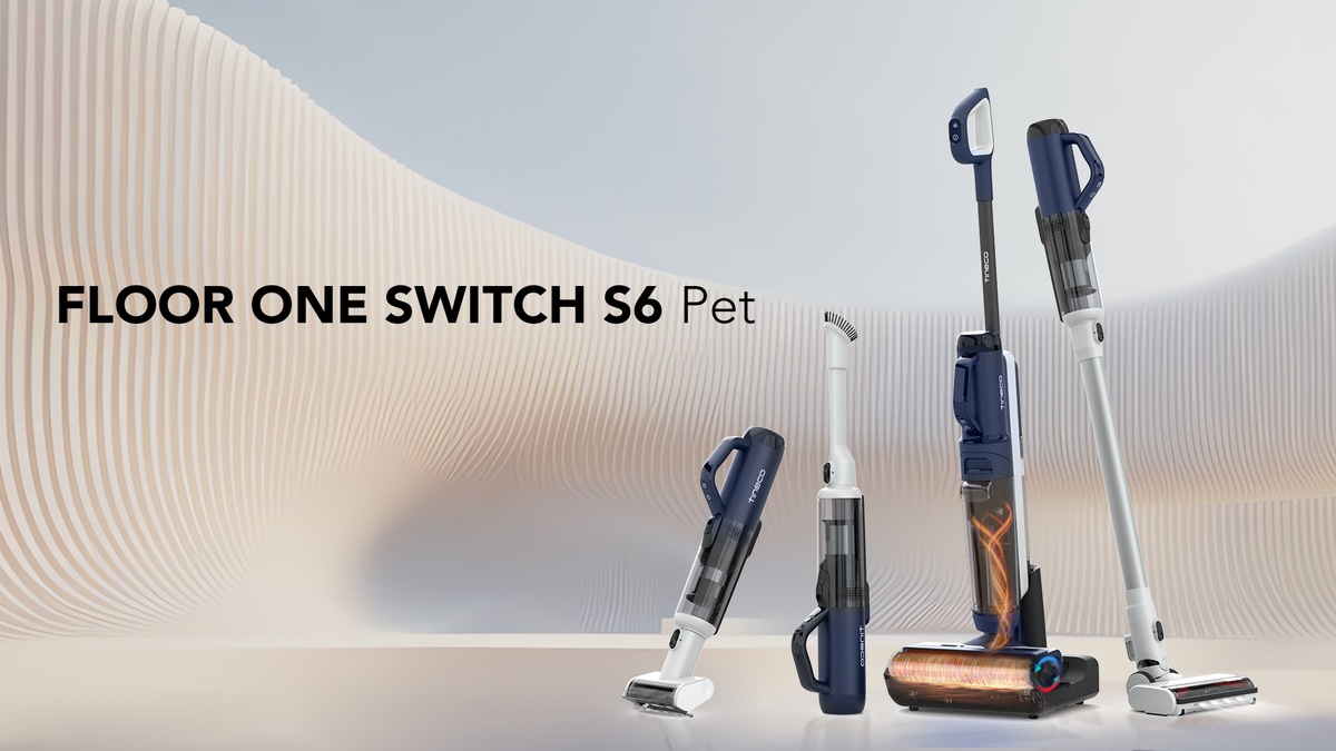 Gamechanger für Heimtierhaltende: Tineco präsentiert FLOOR ONE SWITCH S6 Pet