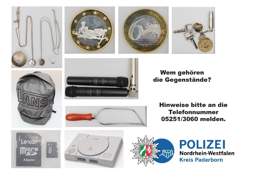 POL-PB: Besitzer von sichergestelltem Diebesgut gesucht