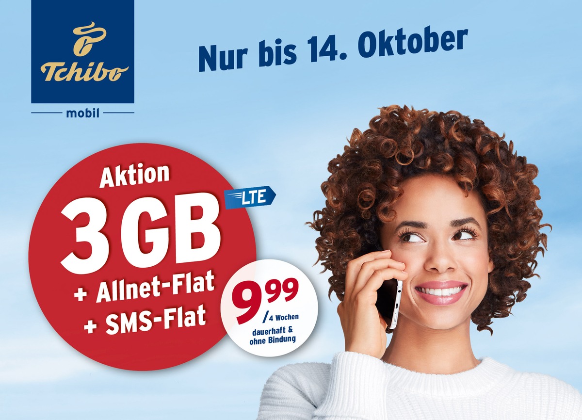 Mehr drin - alles Flat: Smartphone-Aktionstarif mit 3 GB für unter 10 Euro