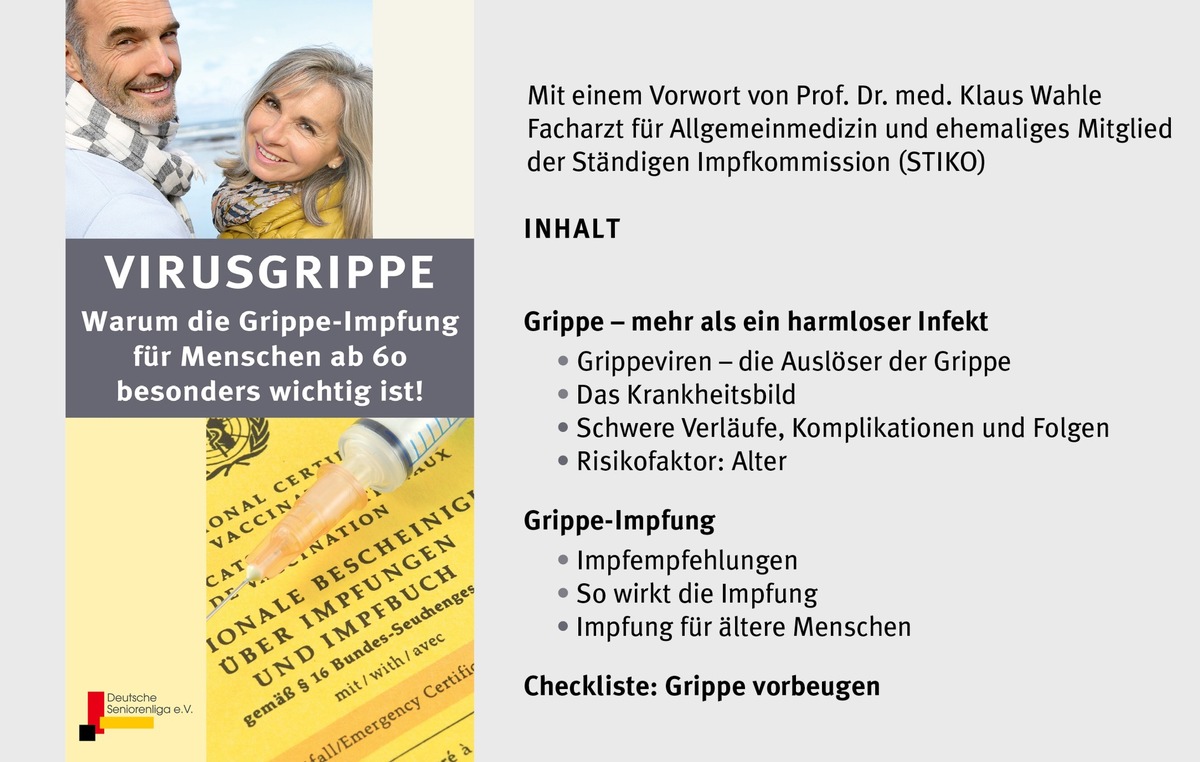 Grippe-Impfung für Menschen ab 60 besonders wichtig