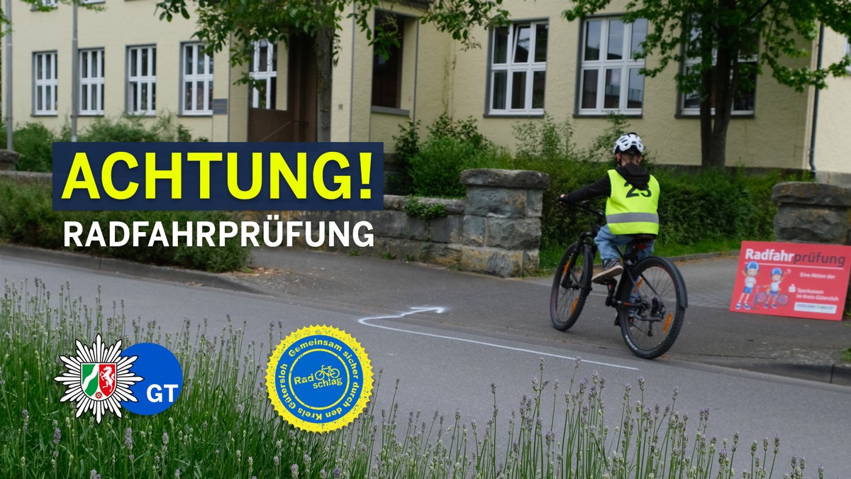 POL-GT: Fahrradprüfung an der Kapellenschule in Gütersloh-Avenwedde