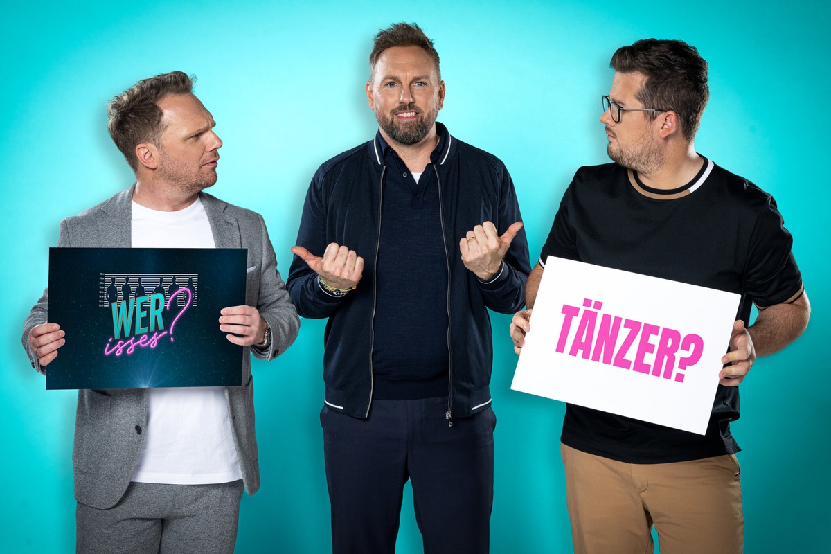 Wer ist hier der Tänzer? Chris Tall &amp; Ralf Schmitz rätseln in der neuen ProSieben-Show &quot;Wer isses?&quot; ab Dienstag, 27. Februar, gegeneinander