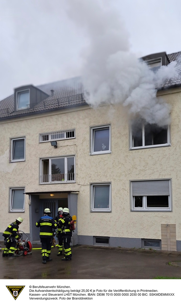 FW-M: Küchenbrand (Moosach)