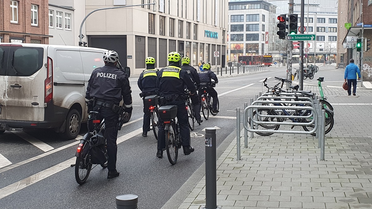 POL-KI: 220111.1 Kiel: Fahrradkontrollen in der Kieler Innenstadt