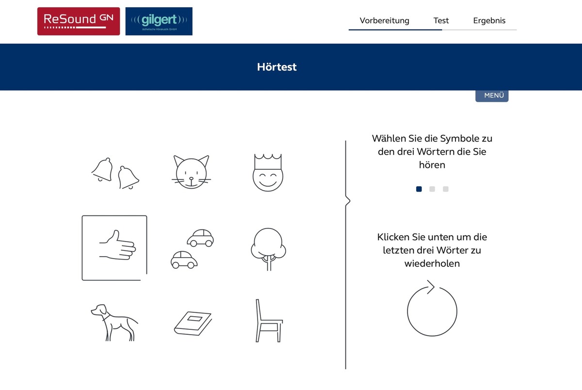 ReSound Online-Hörtest für Hörakustik-Fachgeschäfte: GN Hearing bietet interaktives Tool zur Einbindung in Hörakustiker-Websites