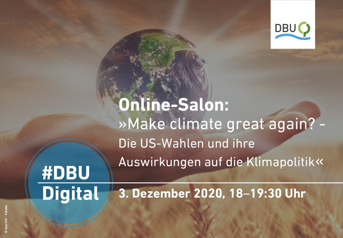 #DBUdigital Online-Salon: Neuer US-Präsident Joe Biden: Hoffnungsträger für die Klimapolitik?