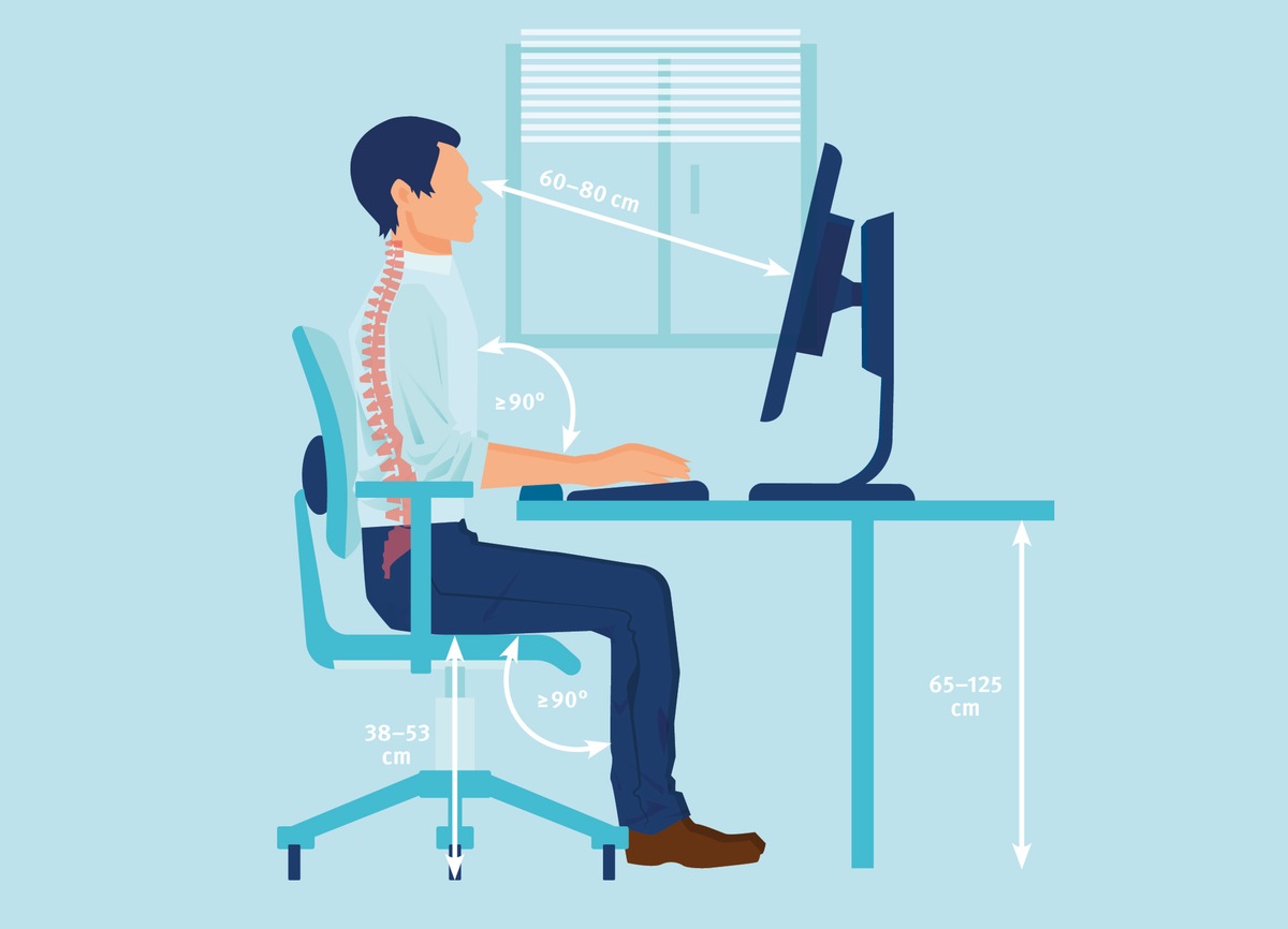 Tipps für gesundes Arbeiten am Schreibtisch