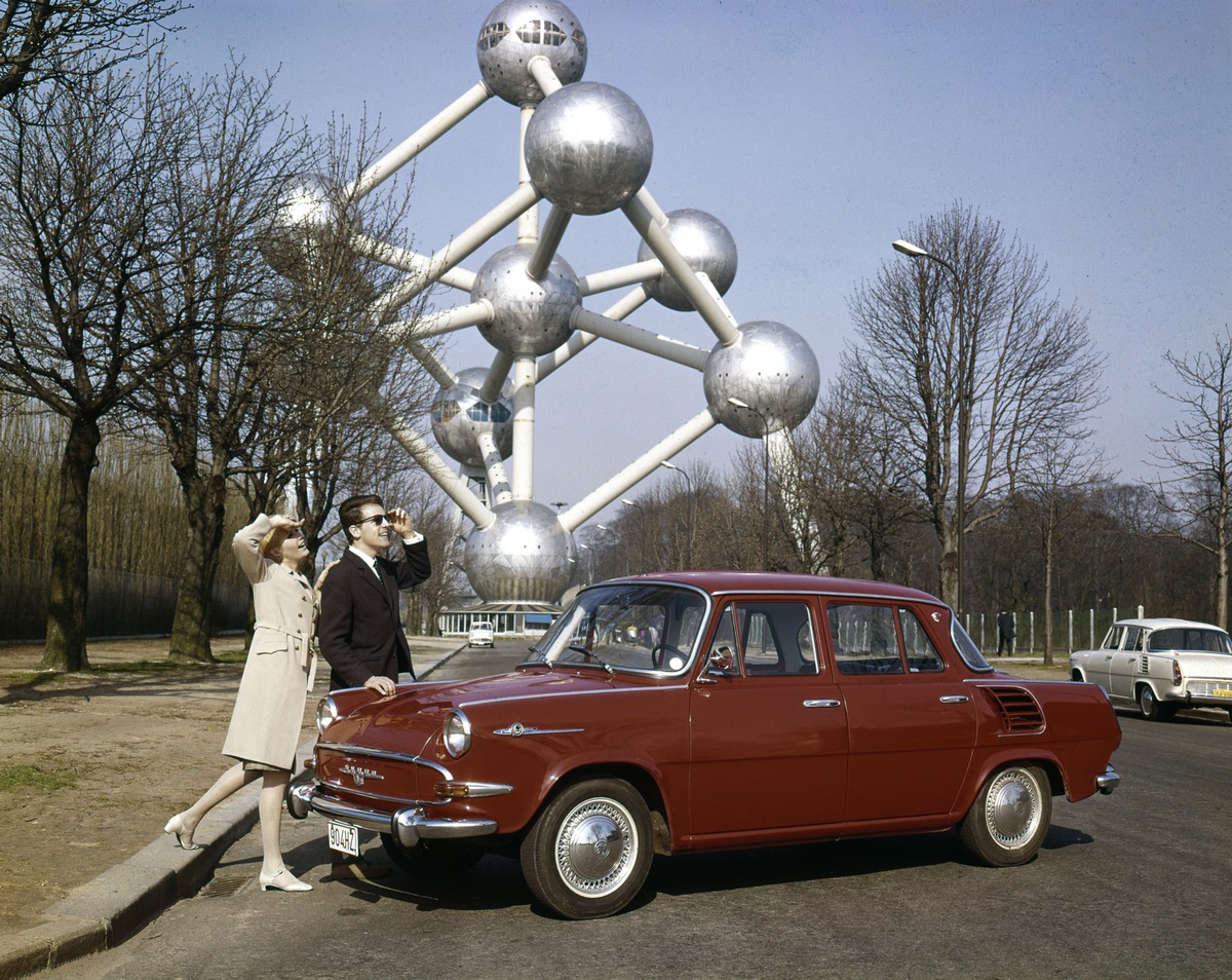 55 Jahre SKODA 1000 MB: Erstes Großserien-Automobil aus tschechischer Produktion feiert Jubiläum (FOTO)