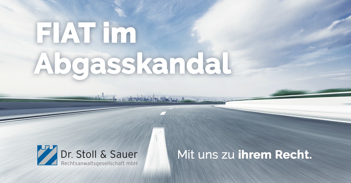 Klage im Dieselskandal von Fiat Chrysler trifft Reisemobil Knaus Vansation I 600 ME / Dr. Stoll &amp; Sauer rät Verbrauchern zum schnellen Handeln und Klagen