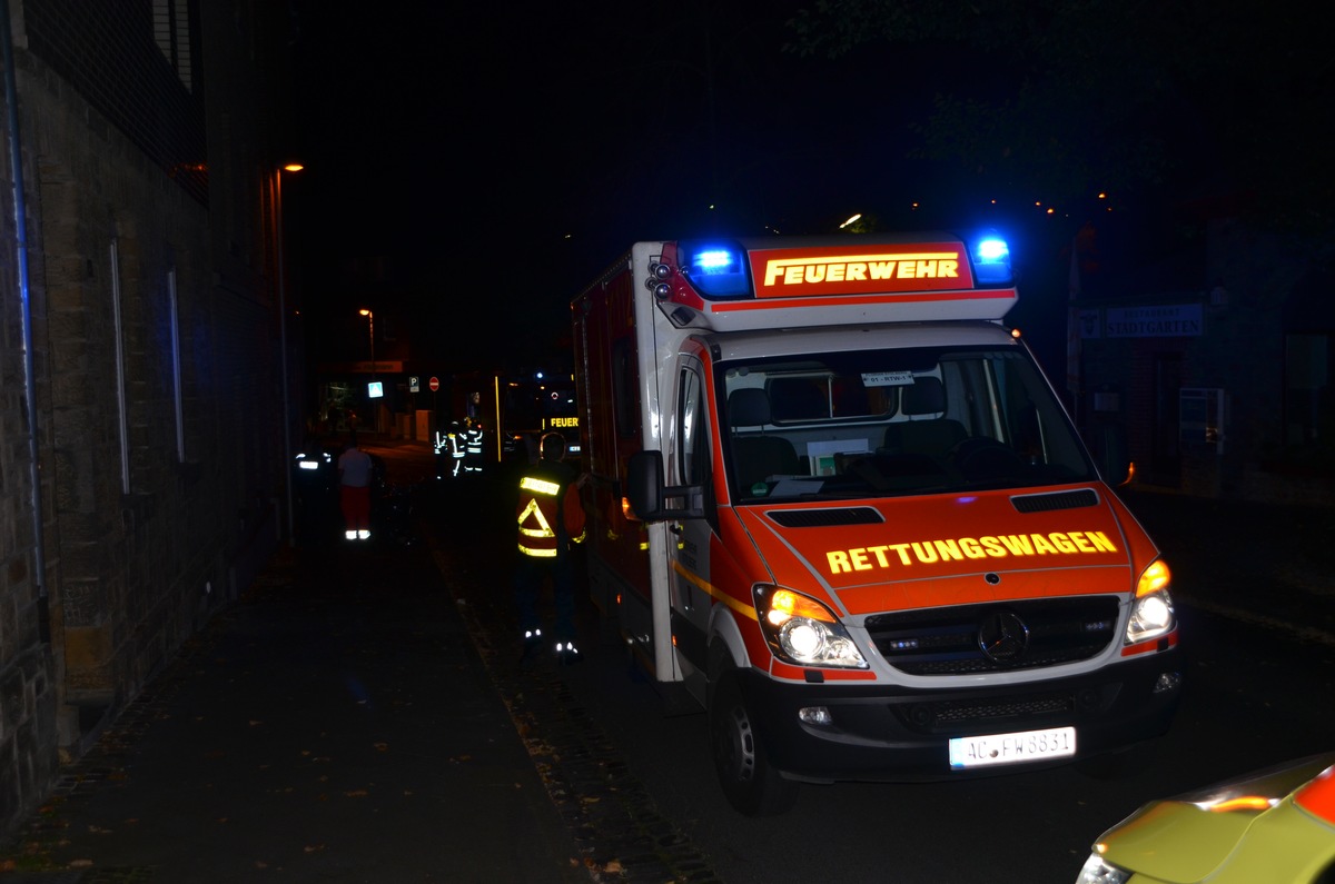 FW-Stolberg: Motorradfahrer schwer verletzt