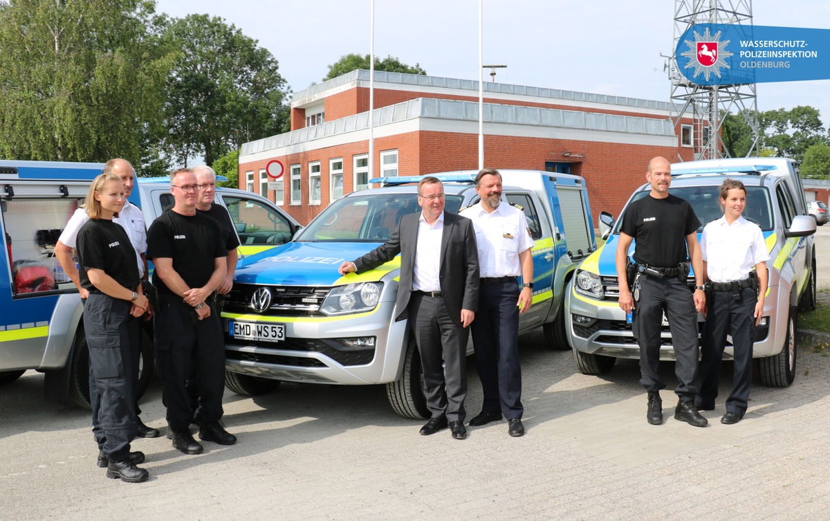 WSPI-OLD: Niedersächsischer Innenminister Boris Pistorius zu Besuch bei der Wasserschutzpolizei (WSP)