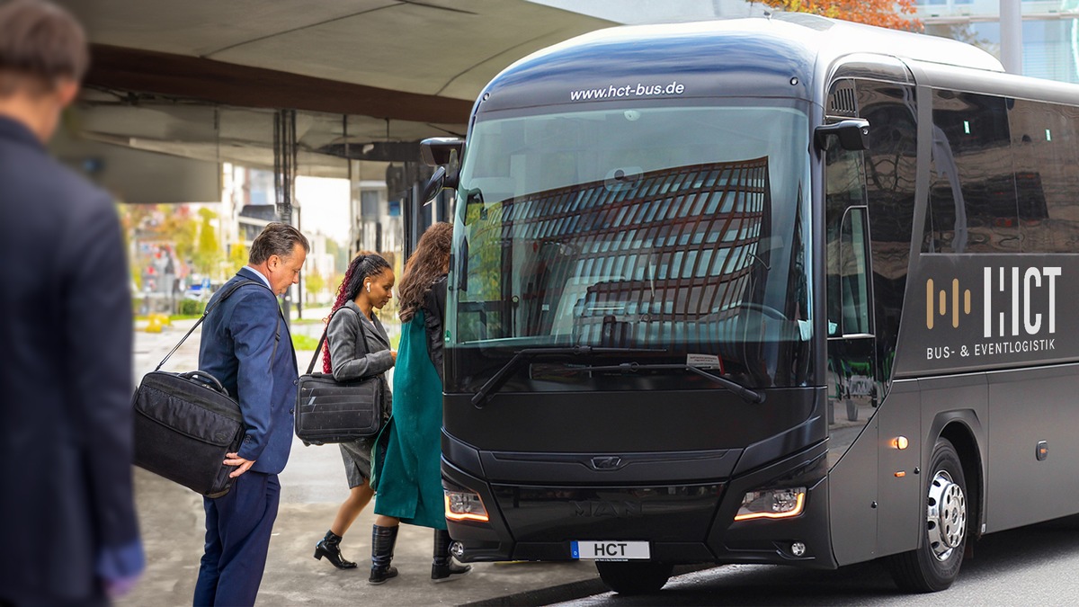 Mitarbeiter-Shuttle für mehr Komfort und Effizienz - HCT Bus- &amp; Eventlogistik sorgt für Win-win-Situation