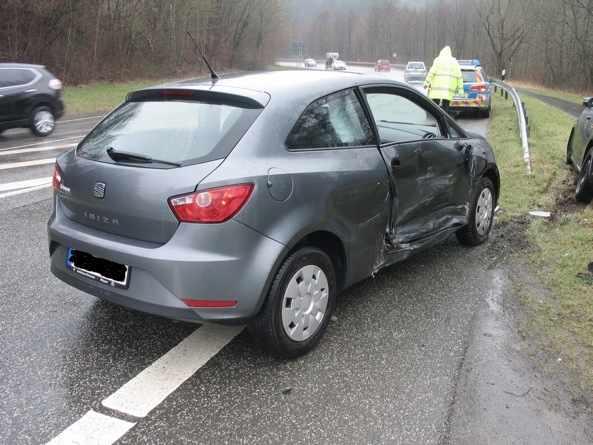 POL-PDNR: Wissen - Verkehrsunfall mit einer leichtverletzten Person