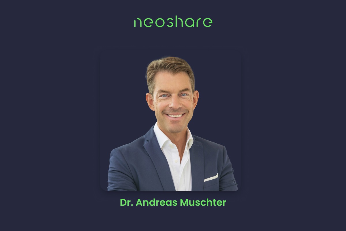 Einstieg ins Führungsteam: Dr. Andreas Muschter startet bei neoshare