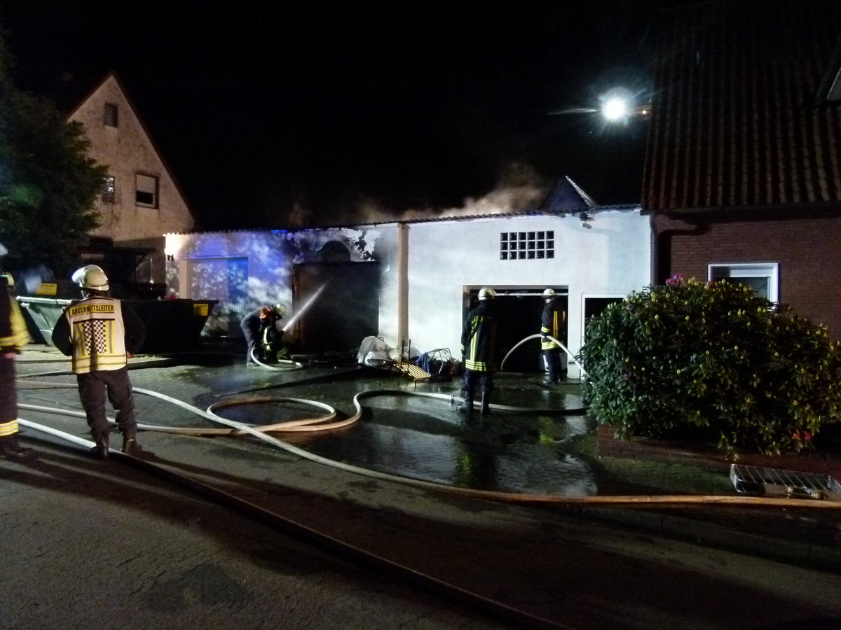 POL-MI: Garagenbrand in Döhren