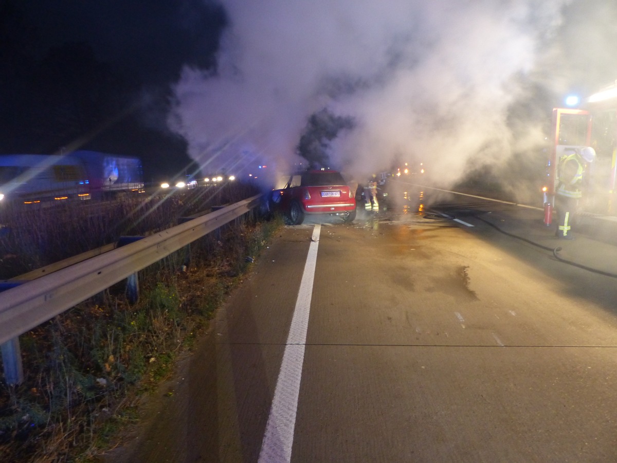 POL-CUX: Cuxhaven BAB 27

Verkehrsunfall mit einstündiger Sperrung der BAB 27