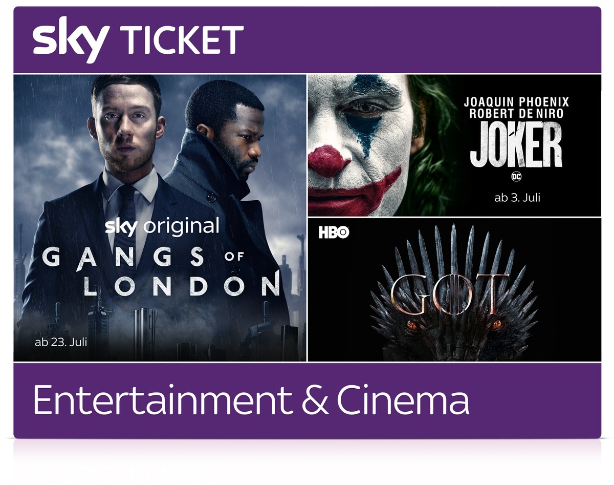 Großes Kino und Top-Serien als Erste streamen: Das neue Entertainment &amp; Cinema Ticket ist da