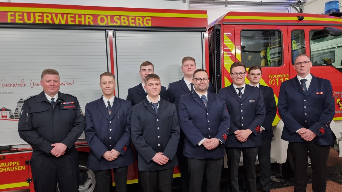 FF Olsberg: Generalversammlung der Löschgruppe Olsberg - Gevelinghausen