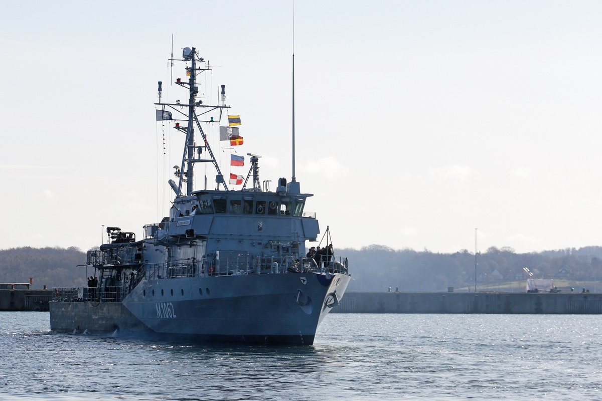 Minenjagdboot &quot;Sulzbach-Rosenberg&quot; kommt nach Hause