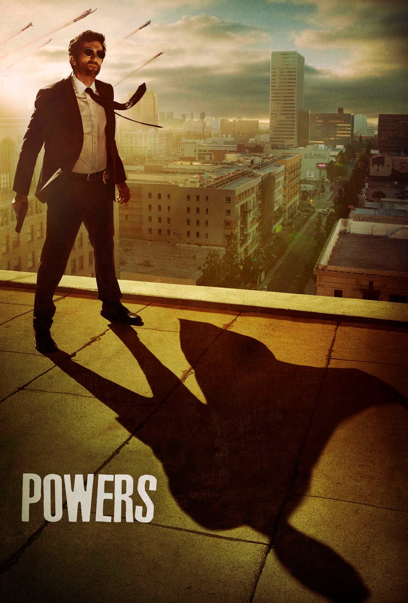 &quot;Powers&quot; definiert das Superhelden-Genre neu: die atemberaubende Mischung aus Crimestory und Sci-Fi-Spektakel ab 6. Juli auf Sky