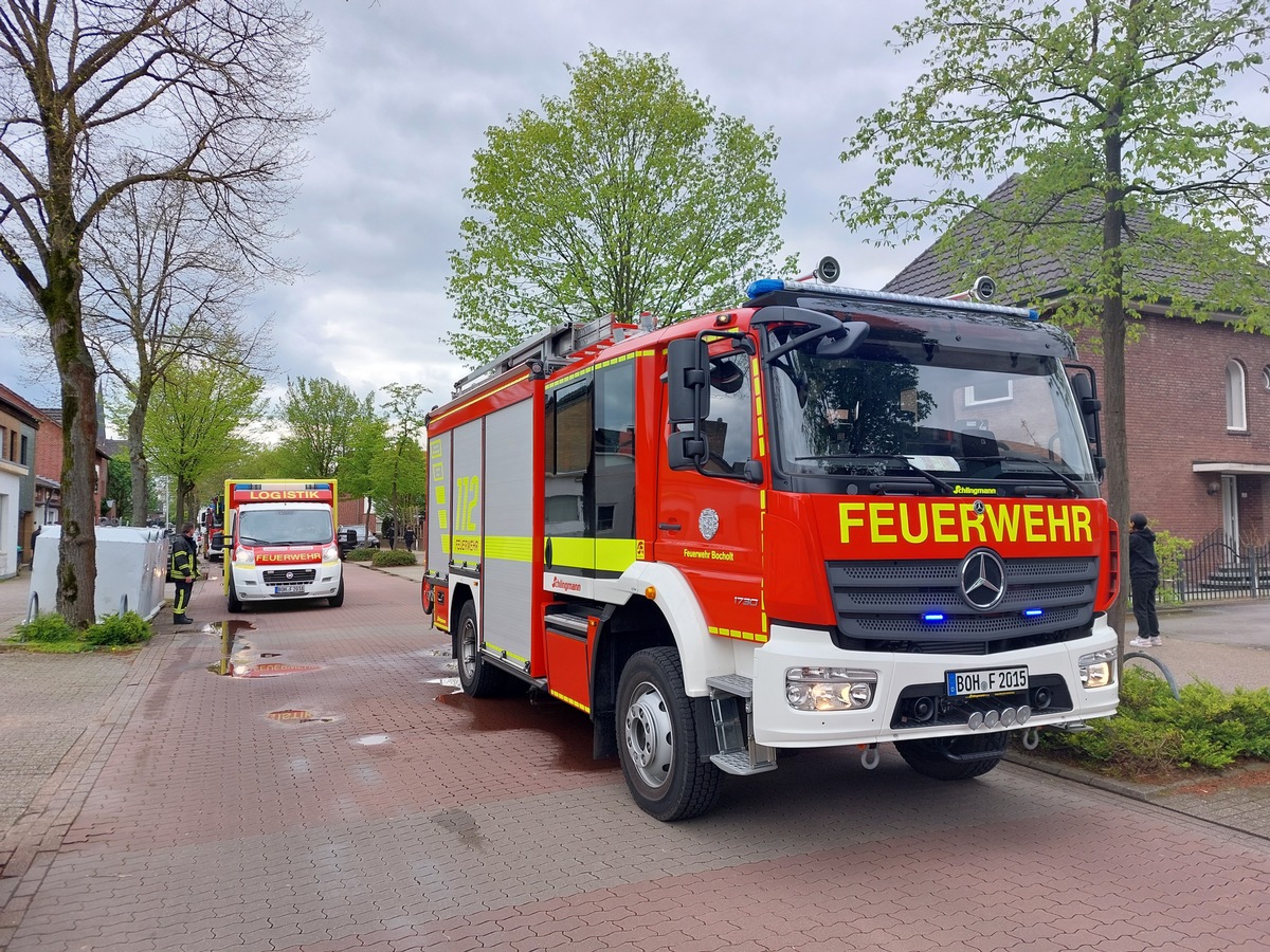 FW Bocholt: Kellerbrand