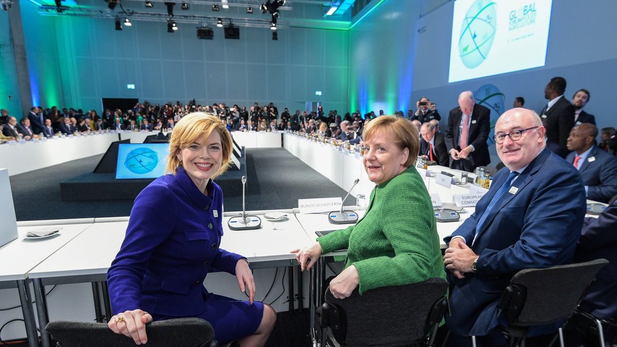 Grüne Woche 2019: Bundeskanzlerin Merkel auf dem GFFA