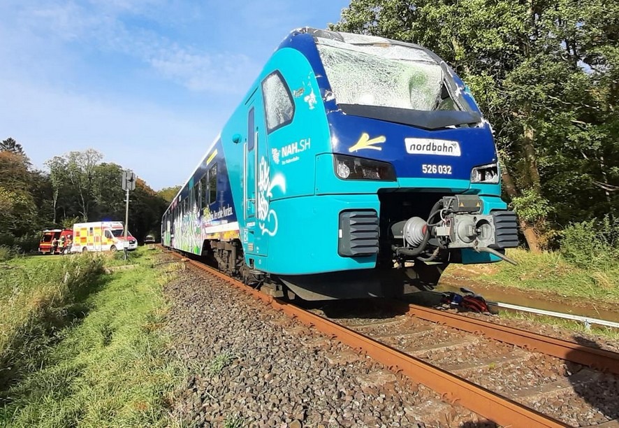 BPOL-FL: Hohenwestedt - Zug kollidiert mit Baum