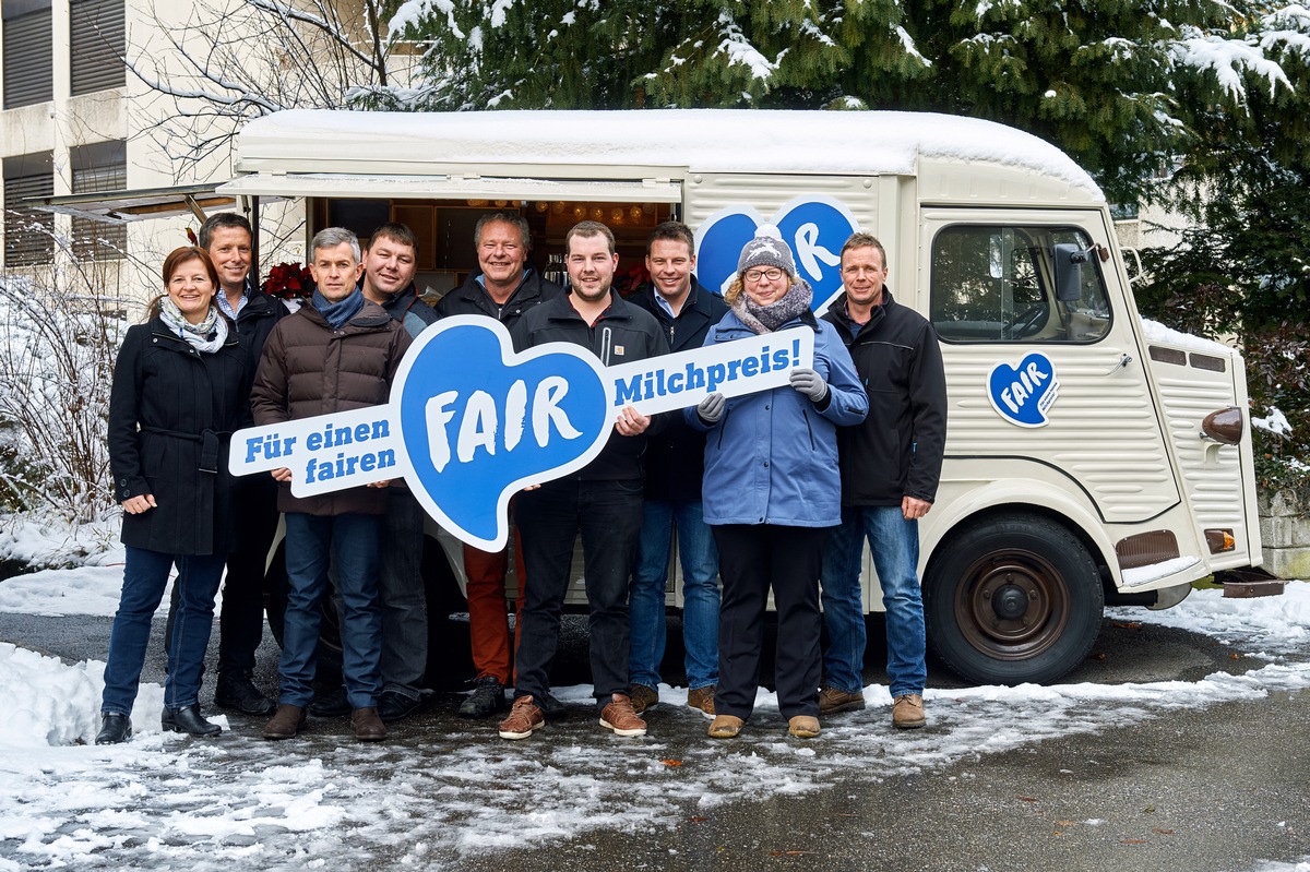 «Initiative Fair»: Bauern fordern fairen Milchpreis