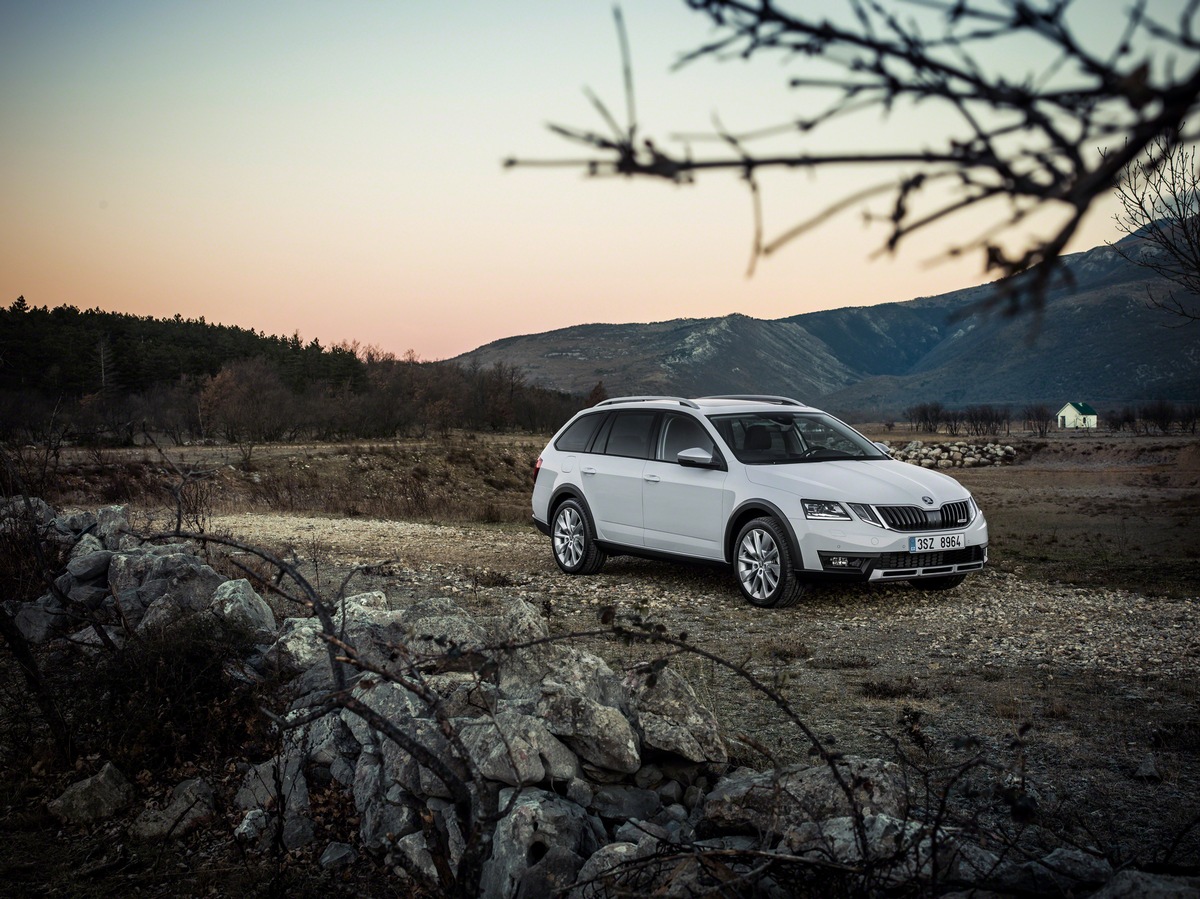 Bereit fürs Abenteuer: Neuer SKODA OCTAVIA COMBI SCOUT ab 31.110 Euro bestellbar (FOTO)