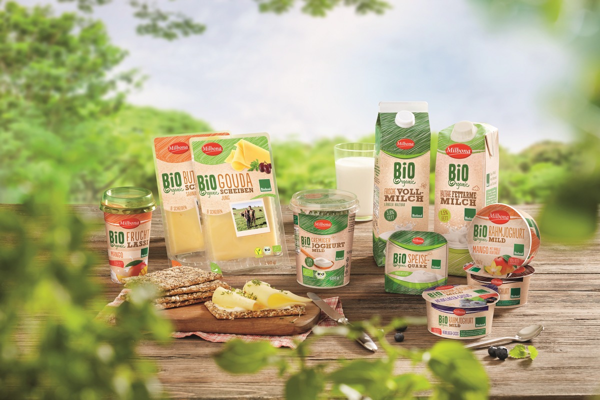 Meilenstein der Kooperation: Bio-Molkereiprodukte bei Lidl auf strengen Bioland-Standard umgestellt / Rund ein Viertel des &quot;BioOrganic&quot;-Sortiments ab sofort in Bioland-Qualität erhältlich (FOTO)