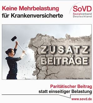 Sozialverband: Keine Mehrbelastung für Krankenversicherte - Arbeitgeber in die Pflicht nehmen