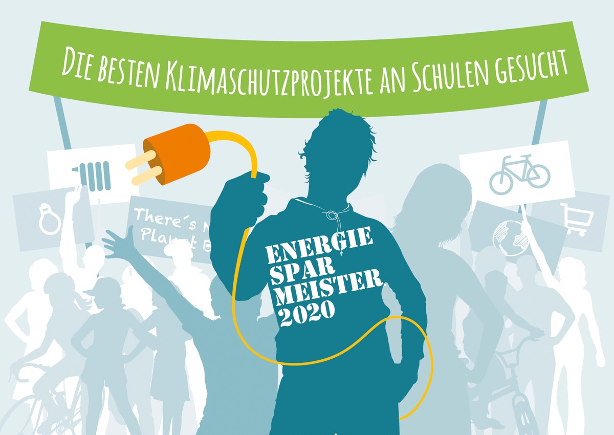 Klimaschutz an Schulen: Energiesparmeister 2020 gesucht / Preise im Wert von 50.000 Euro für 16 Landessieger und einen Sonderpreisträger / Bewerbung bis 31. März 2020 auf www.energiesparmeister.de